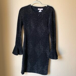 Michael Kors Medium Holiday long sleeve stretch dress
